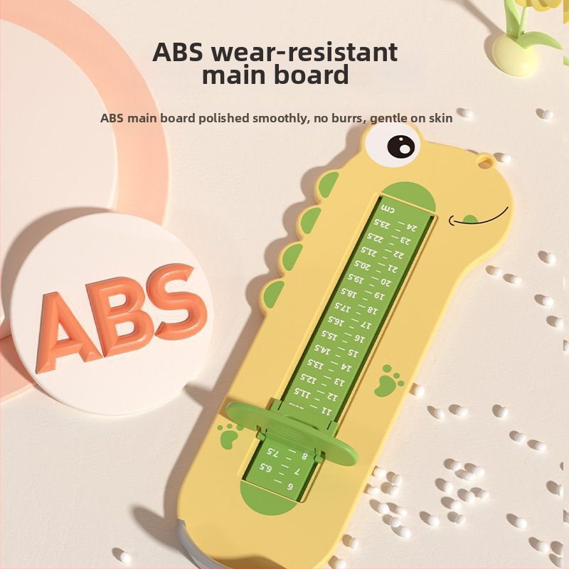 Zariadenie na meranie nohy pre domáce použitie, ABS plast, značka Tong can, meria vnútornú dĺžku topánky a dĺžku nohy pre deti vo veku 1–6 rokov