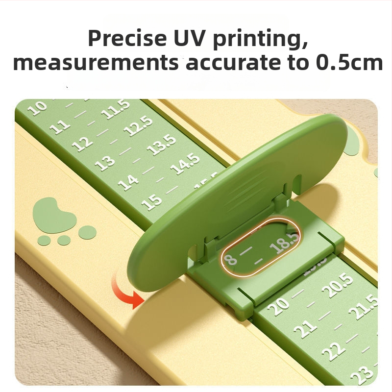 Zariadenie na meranie nohy pre domáce použitie, ABS plast, značka Tong can, meria vnútornú dĺžku topánky a dĺžku nohy pre deti vo veku 1–6 rokov