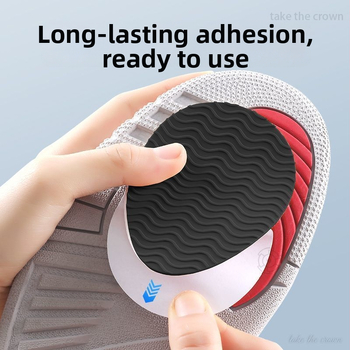 Protišmyková ochranná fólia na prednú časť podrážky pre vysoké podpätky — guma, Water Drop štýl, model Anti-slip sole, všetky ročné obdobia