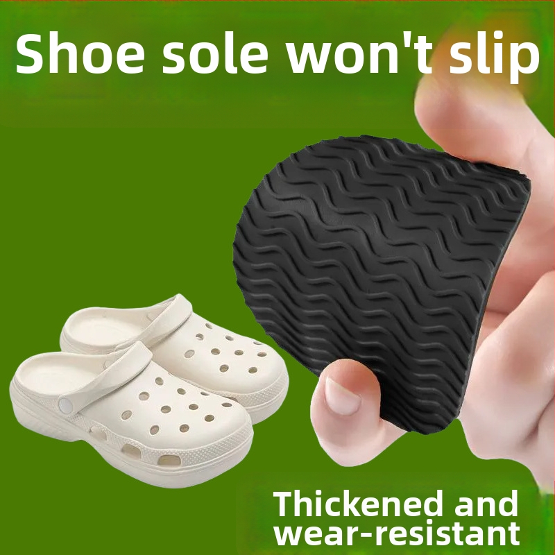 Protišmyková ochranná fólia na prednú časť podrážky pre vysoké podpätky — guma, Water Drop štýl, model Anti-slip sole, všetky ročné obdobia