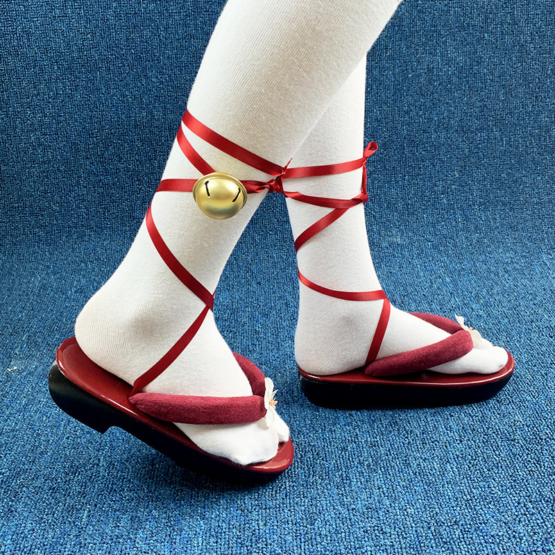 Pantofi cosplay Honkai Star Rail Fireworks — partea superioară din piele sintetică, vârf rotund, căptușeală PU, talpă din cauciuc, toc 3-5 cm, stil japonez