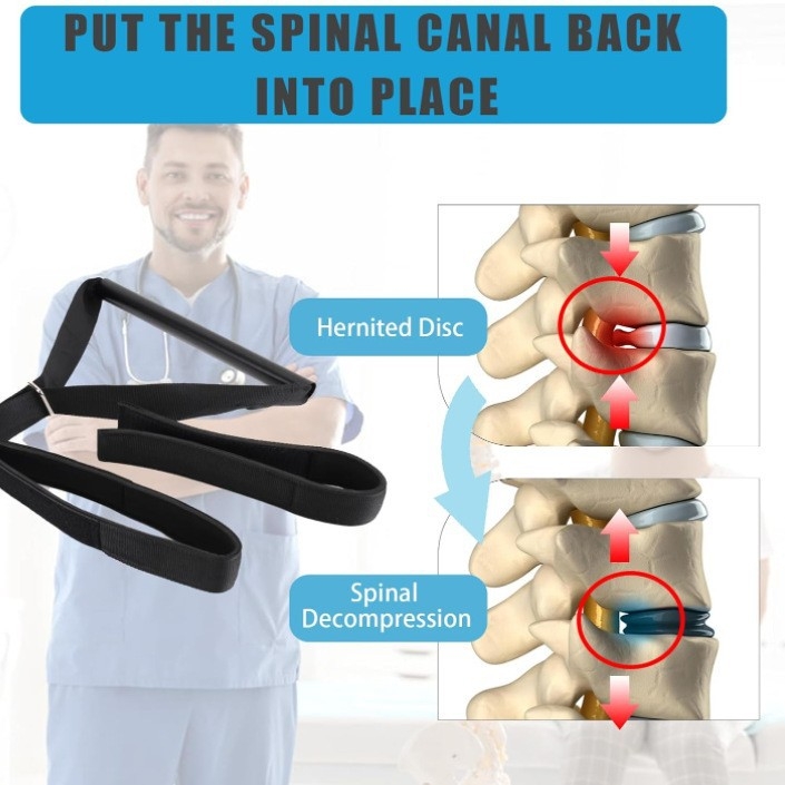 Y-oblik trakciona ortoza za vrat s masažnim uređajem, univerzalna veličina, materijal: diving material