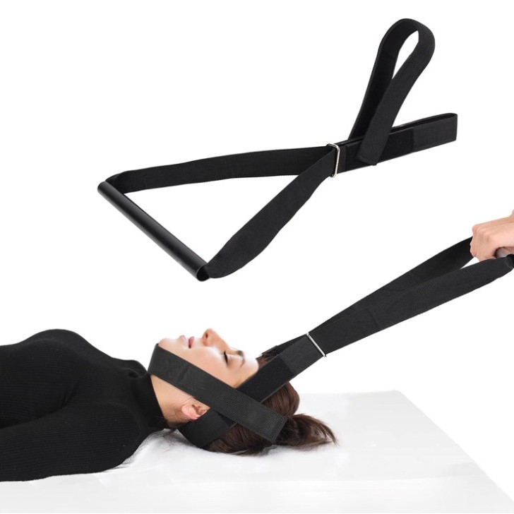 Y-oblik trakciona ortoza za vrat s masažnim uređajem, univerzalna veličina, materijal: diving material