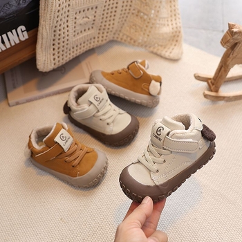 Zimske cipelice za bebe i malu djecu, mekana podloga, karikatura uzorak, TPR đon, za uzrast 1–3 godina, zatvaranje okretajućim gumom