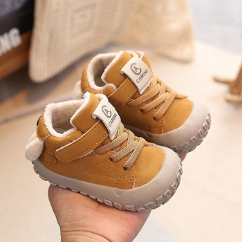 Zimske cipelice za bebe i malu djecu, mekana podloga, karikatura uzorak, TPR đon, za uzrast 1–3 godina, zatvaranje okretajućim gumom