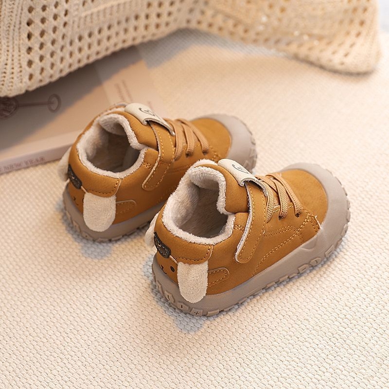 Zimske cipelice za bebe i malu djecu, mekana podloga, karikatura uzorak, TPR đon, za uzrast 1–3 godina, zatvaranje okretajućim gumom