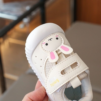 Pantofi sport pentru bebeluși 12-36 luni, din piele artificială, respirabili, antiderapți, imprimeu desen animat