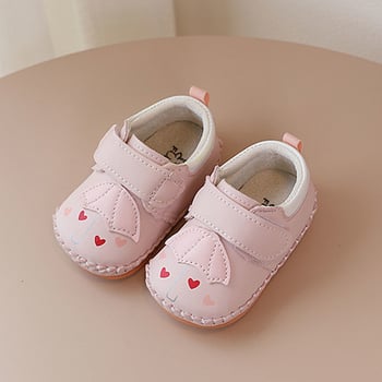 Kisgyermek lány cipő, puha talppal, csúszásmentes, mintás rajzfilm, felsőrész műbőr, 1–3 éveseknek