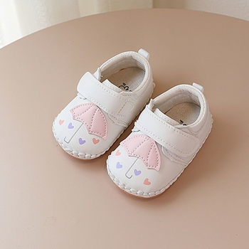 Kisgyermek lány cipő, puha talppal, csúszásmentes, mintás rajzfilm, felsőrész műbőr, 1–3 éveseknek