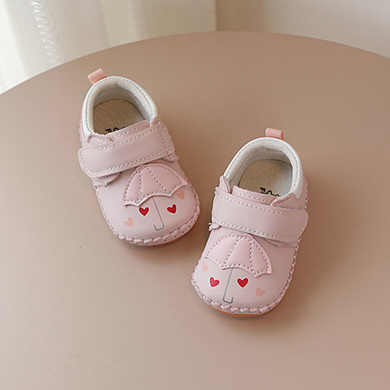 Kisgyermek lány cipő, puha talppal, csúszásmentes, mintás rajzfilm, felsőrész műbőr, 1–3 éveseknek