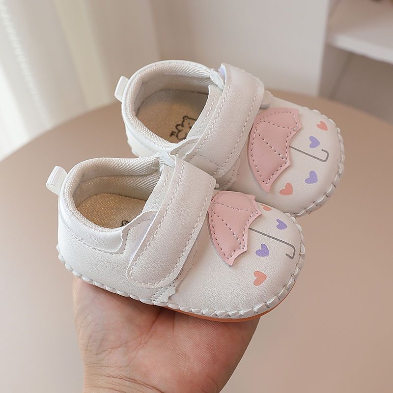 Kisgyermek lány cipő, puha talppal, csúszásmentes, mintás rajzfilm, felsőrész műbőr, 1–3 éveseknek