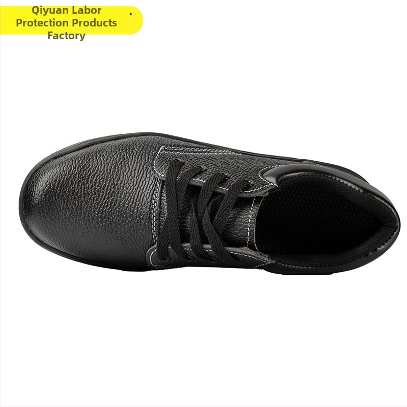 Ανδρικά Παπούτσια Ασφαλείας για Εργασία με Ατσάλινο Καπάκι Δακτύλου, Microfiber Δέρμα, Αναπνέουσα Καουτσούκ Σόλα, Χαμηλό Κάτω, Προστασία από Χτυπήματα και Διάτρηση
