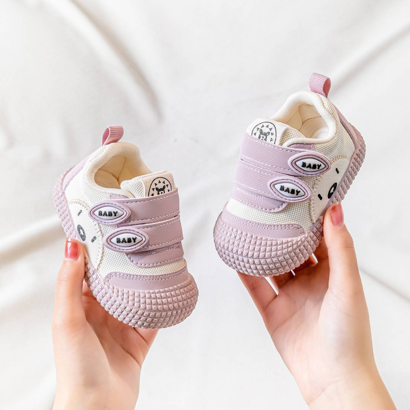Dječje tenisice za bebe 12–36 mjeseci, gornji dio od mikrovlaknaste kože, mekana potplata, protuklizne, prozračna mreža, crtani stil