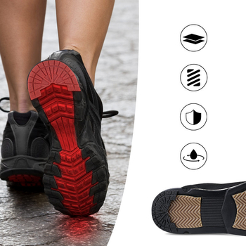 Set naljepnica za potplat sportskih cipala, model 018, protuklizne, samoljepljive, otporne na habanje, od gume