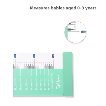 Detská výška a hmotnosť meracia podložka s presnou pravítkou – domáce použitie; materiál: Iný; vhodné pre 1–3 roky