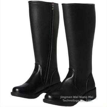 Cosplay čizme do koljena za muškarce, gornji dio od sintetičke kože, podstava od mikrovlakana, gumeni potplat