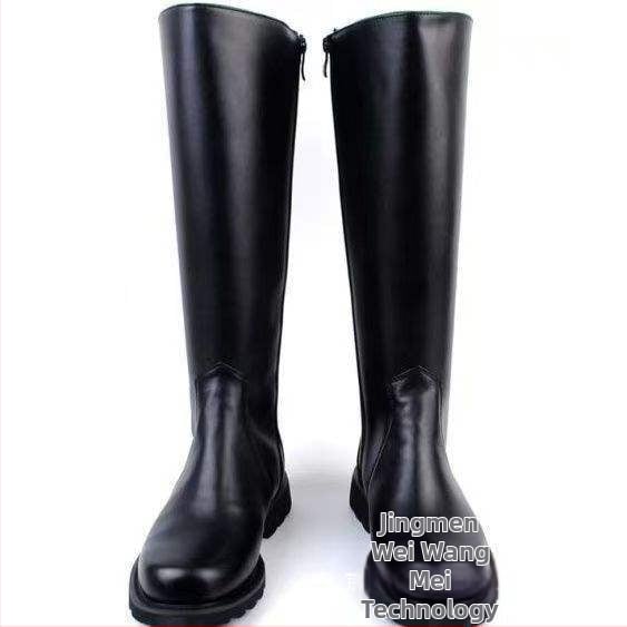 Cosplay čizme do koljena za muškarce, gornji dio od sintetičke kože, podstava od mikrovlakana, gumeni potplat