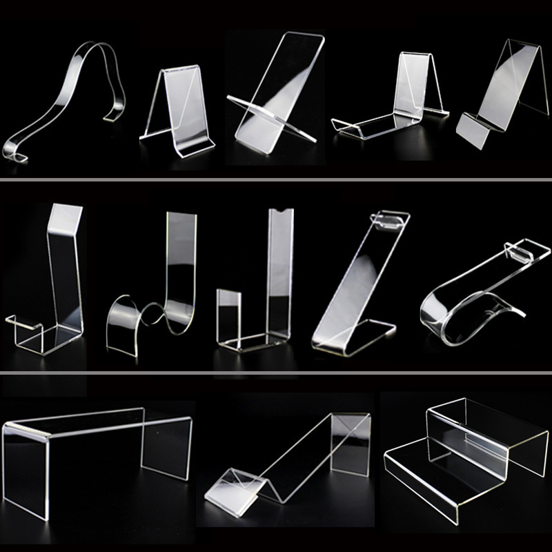 Shenmei akrilni stalak za izlaganje cipela s V-oblikom okvira za odrasle i dječje cipele