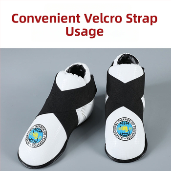 ITF Taekwondo rukavice i zaštitne navlake za stopala za natjecateljsku pripremu – zaštitni dijelovi: dlan, zglob, lakat, gležanj; materijal: poliestersko vlakno