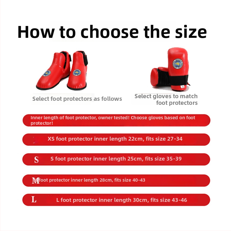 ITF Taekwondo rukavice i zaštitne navlake za stopala za natjecateljsku pripremu – zaštitni dijelovi: dlan, zglob, lakat, gležanj; materijal: poliestersko vlakno