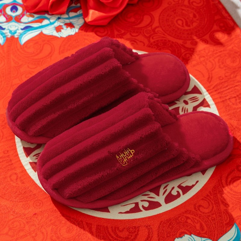 Fly-Toe otthoni papucs – velúr felsőrész, PVC talp, meleg téli és őszi szezonra, párnak, etnikus Baotou stílus