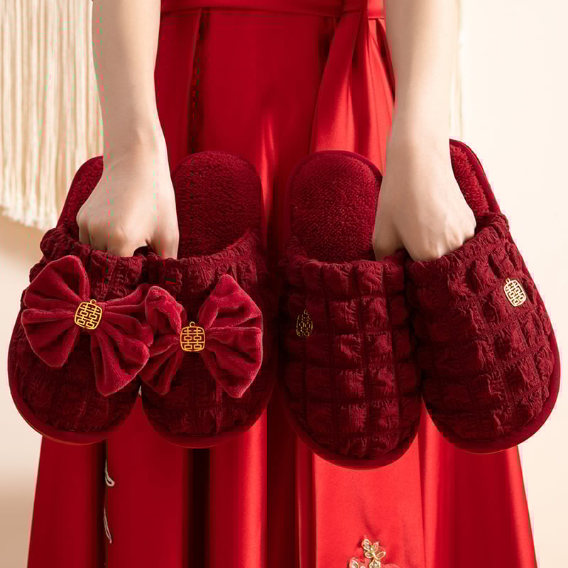 Χειμερινές βαμβακερές παντόφλες για ζευγάρια – αντιολισθητικές, ζεστές, ανθεκτικές, άνω μέρος από βαμβάκι, σόλα PVC (πάχος σόλας 1,5–3,5 cm)