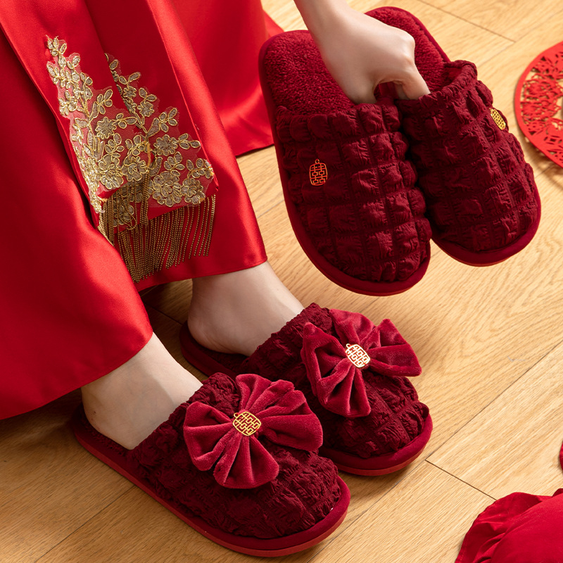 Χειμερινές βαμβακερές παντόφλες για ζευγάρια – αντιολισθητικές, ζεστές, ανθεκτικές, άνω μέρος από βαμβάκι, σόλα PVC (πάχος σόλας 1,5–3,5 cm)