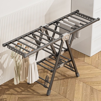 Podni regal za pohranu, bez montaže, karbonska čelika, etnički stil, kružni dizajn