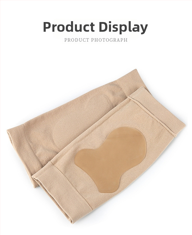 Členková ochranná ponožka s gélovou pätou, SEBS dizajn v tvare tekvice, hydratačná ochrana proti praskaniu pre beh; materiály: SEBS, nylon, spandex, Oak Silk