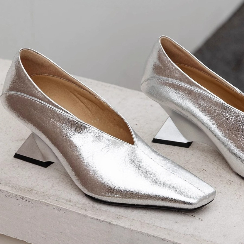Ženske Mary Jane cipele, slip-on, okrugli vrh, debeli pet 6–8 cm, gornji dio od superfibre, gumeni potplat