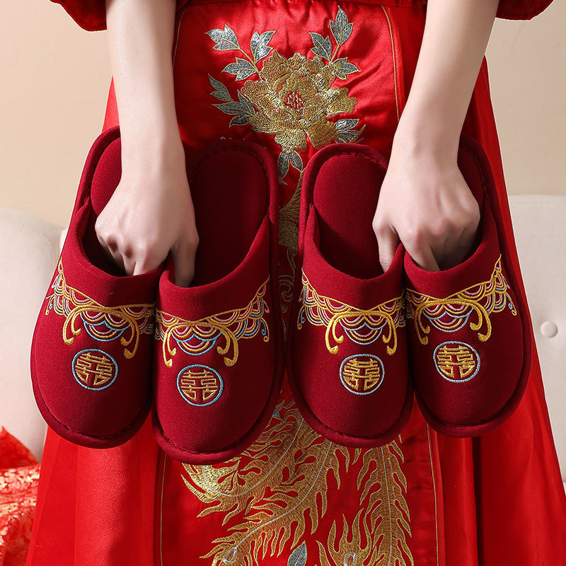 Papuci Fly-Toe pentru cupluri – partea superioară din velur, talpă din PVC, Îngroșate, Pentru toate anotimpurile