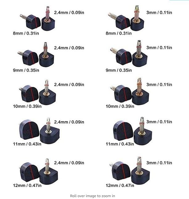 TPU dodaci za potpetice – potkova oblik čepovi za kožne cipele, čizme, sandale i papuče – otporni na habanje, protuklizni, tihe zamjenske potpetice