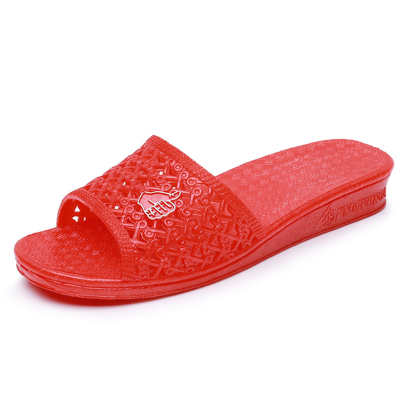 Papuci de interior pentru femei - antiderapante, respirante, rezistente la uzură; partea superioară din plastic; talpă PVC turnată prin injecție