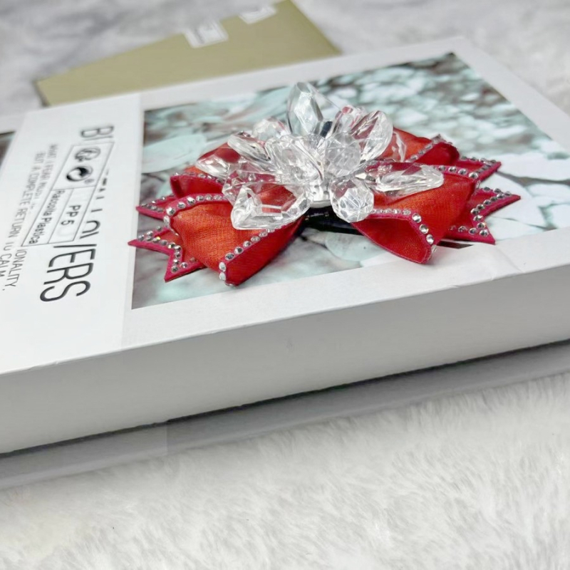 HS-88888 Floare de pantofi din acrilic cu strasuri, funda – pentru ghete, sandale și pantofi casual