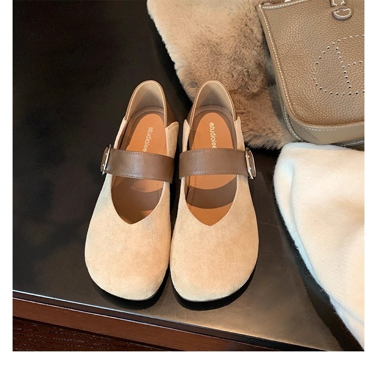 Női Mary Jane cipő, leopard mintás, belső emelés, négyszögletes orr, velúr felsőrész, középmagas sarok 3-6 cm