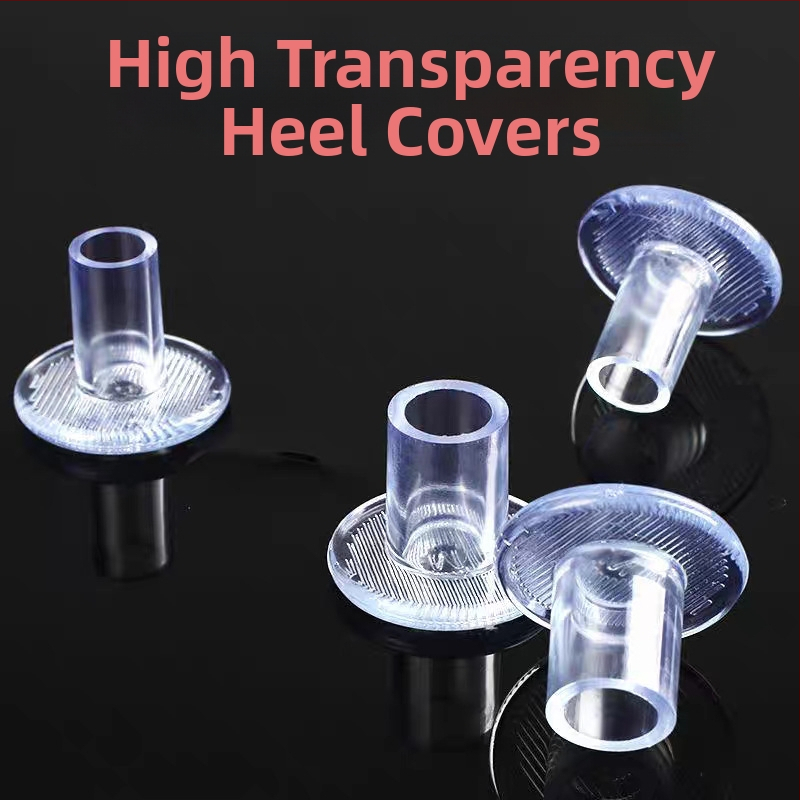 Σετ προστατευτών φτέρνας για ψηλά τακούνια – PVC ανθεκτικό, κυκλικός απομονωτής θορύβου φτέρνας, καθημερινό στυλ, μοντέλο WS-015