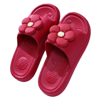 Vjenčane papuče za parove — flip-flop stil s EVA potplatom, gornji dio od lana, prozračne i protuklizne