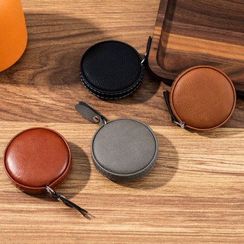 PU kožna mjernа traka s automatskim povlačenjem, graviranje moguće, prijenosna, raspon mjerenja 0-150 cm