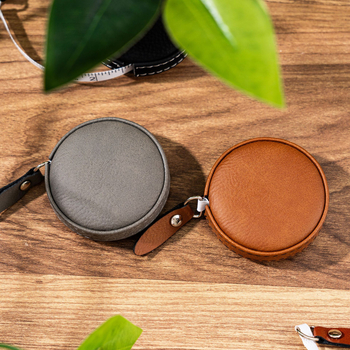 PU kožna mjernа traka s automatskim povlačenjem, graviranje moguće, prijenosna, raspon mjerenja 0-150 cm