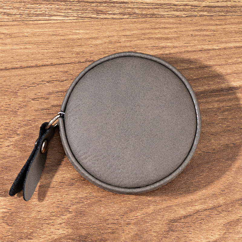 PU kožna mjernа traka s automatskim povlačenjem, graviranje moguće, prijenosna, raspon mjerenja 0-150 cm