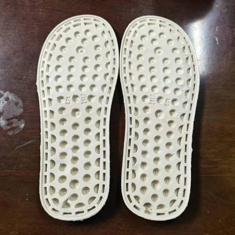 Papuče PVC potplata, plastična potplata, protuklizna i tiha, pamukasta površina