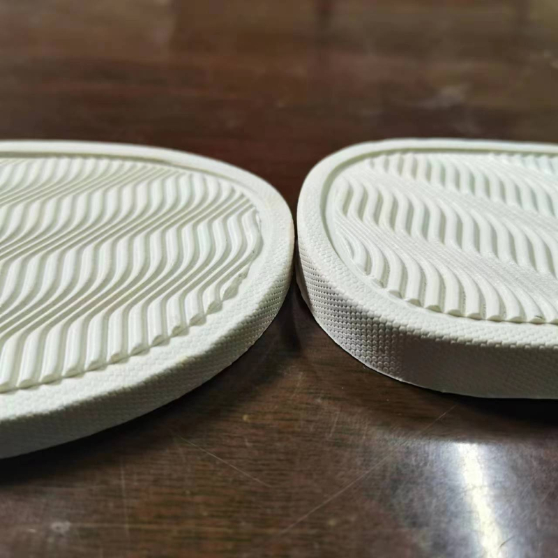 Papuče PVC potplata, plastična potplata, protuklizna i tiha, pamukasta površina