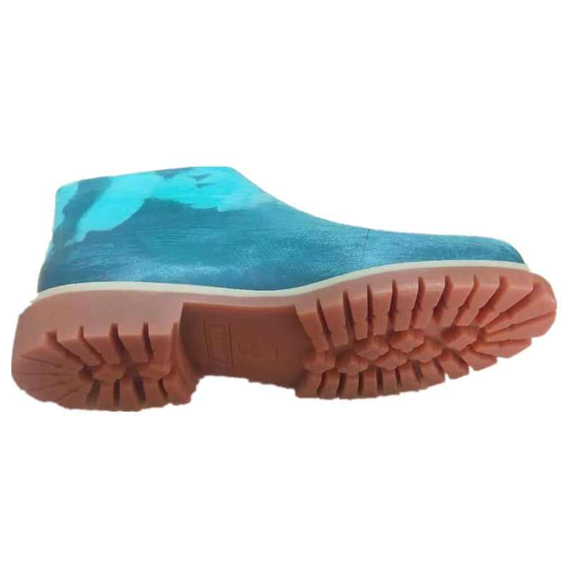 HI66 εξωτερική καουτσούκ σόλα για μποτάκια και παπούτσια — μοτίβο Plum Blossom, κατάλληλη για χειμώνα, άνοιξη και φθινόπωρο, για δερμάτινα και εργασιακά παπούτσια