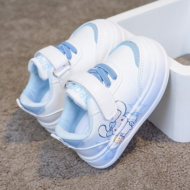 Dječje tenisice Cartoon za hodanje - gornji dio od mikrovlakna kože, vodonepropusne i protuklizne, cartoon uzorak, stil princeza, za uzrast 1–3 godine