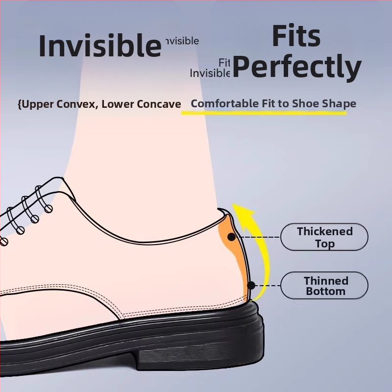 Jastučići za petu za muške kožne cipele (model Ys18-117-dj7131y-2.2-21) protuklizni, poboljšavaju udobnost; bez brenda; pogodno za sve sezone