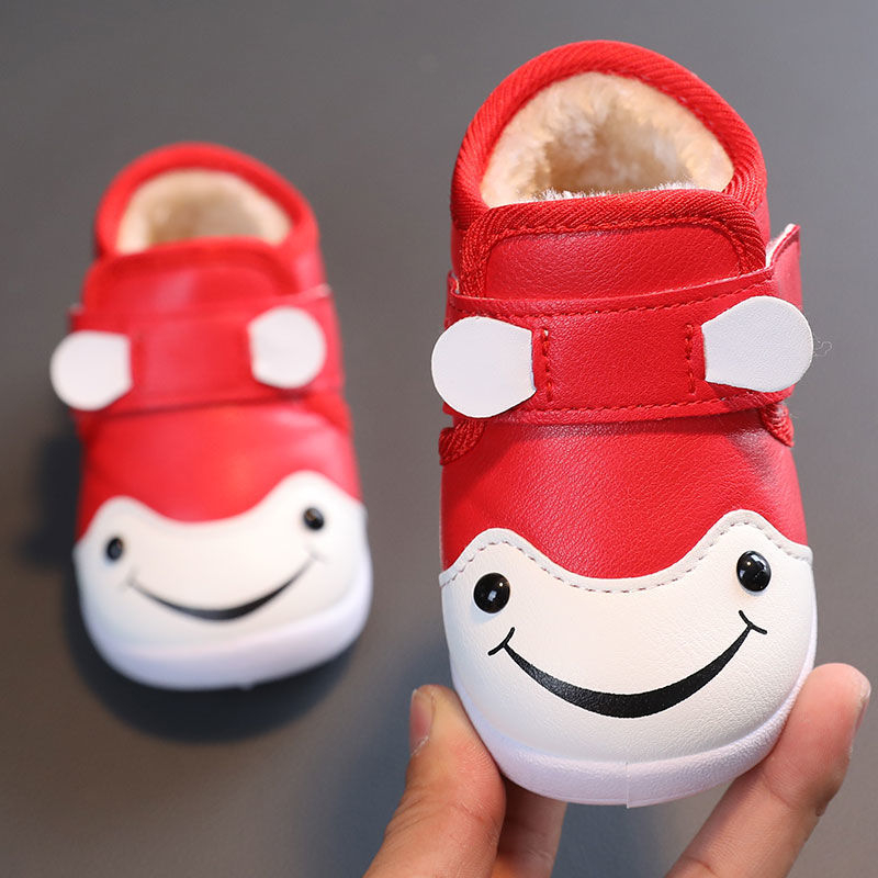 Dječje cipele za hodanje 1–3 godina – gornji dio umjetna koža, crtani uzorak, plastična potplat