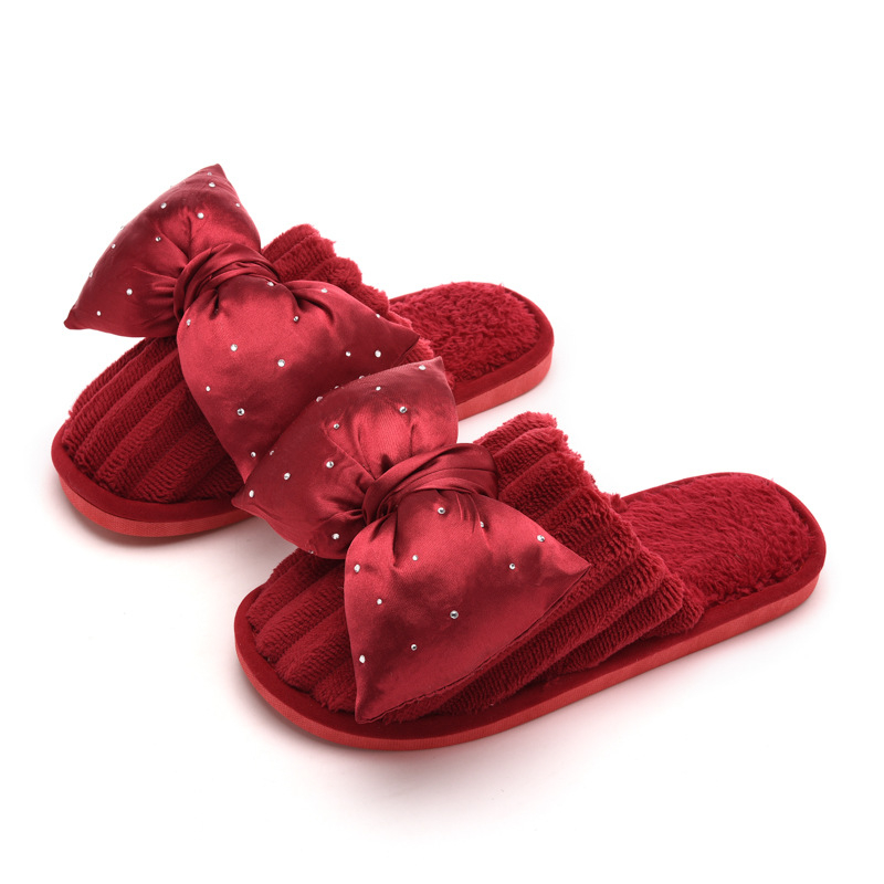 Unisex kućne papuče za parove, corduroy gornji dio, PVC potplat, protuklizne, šivani potplat, za jesen i zimu