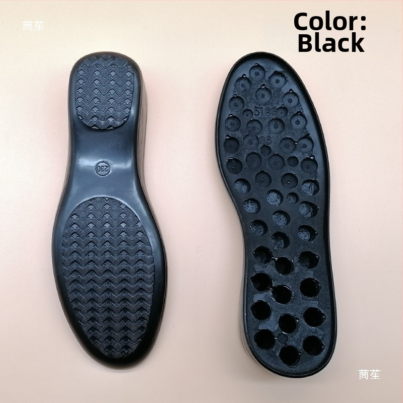 Náhradná podrážka pre kožené topánky — polyuretán, zosilnená, odolná voči opotrebeniu, vhodná pre topánky so stredným podpätkom