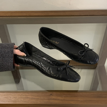 Ženske wedge cipele, okrugli vrh, Bowknot, visina potpetice 3–6 cm, gornji materijal Super Fiber, gumena potplat