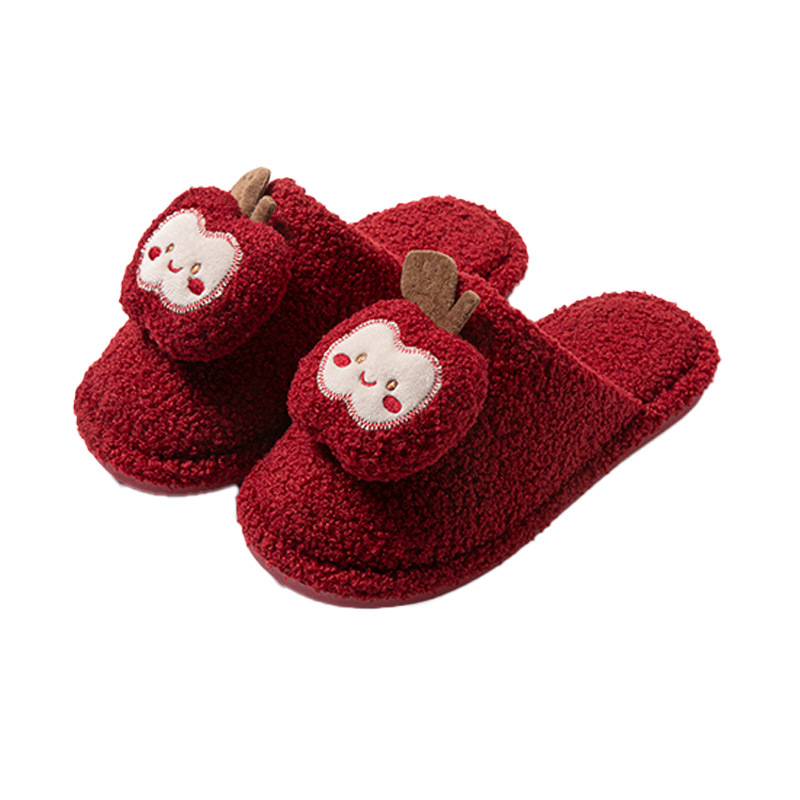 Unisex papuče od nubuka za unutarnju upotrebu, PVC đon, zima, protuklizne, tople, za parove